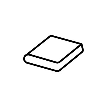 recommend clip art: Book icon line art vector