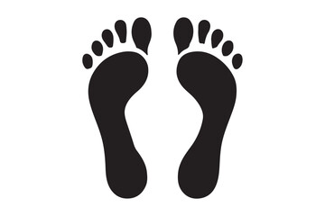 Footprints vector