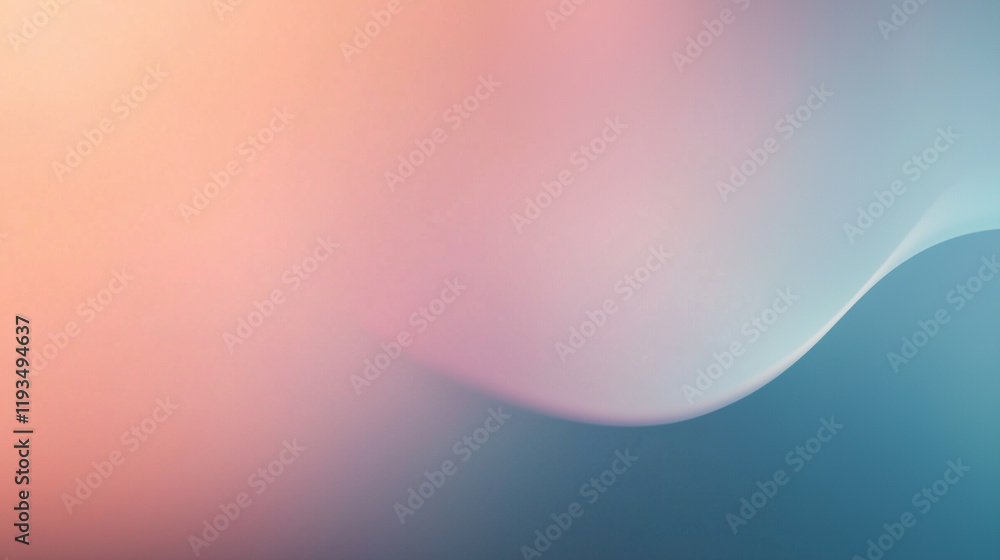 Wall mural colorful abstract design blending soft hues and flowing curves creates a modern aesthetic suitable f