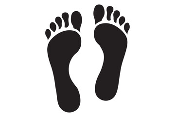 Footprints vector