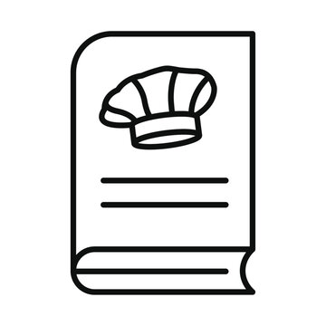 recommend clip art: recipe book icon line art vector