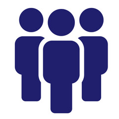 People vector icon. Eps 10. Vector illustration.