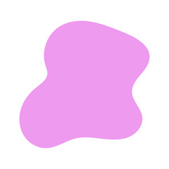 Pink cute blob shape
