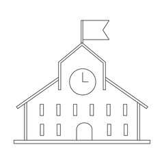 Vector modern business center with diverse architecture facades.Houses and office buildings in a big city. Shops and cafes, offices. Elements for the construction of urban landscapes. Flat style Eps 1