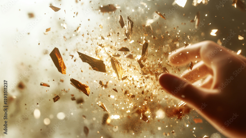 Poster darts of particles. darts breaks down into smaller molecules