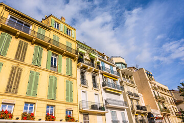 Dans les rues de Cannes , ville du Festival , sur la Côte d'Azur en France