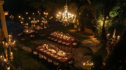 A private mansion dinner party with a celebrity chef and elegant decor
