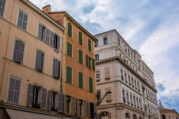 Dans les rues de Cannes , ville du Festival , sur la Côte d'Azur en France