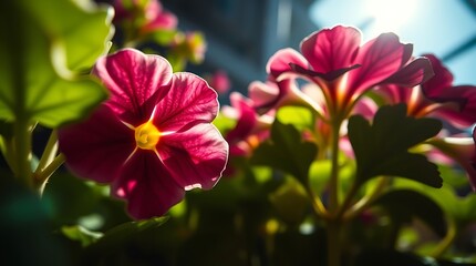 Fototapeta premium Daffodils in Full Bloom in Nature’s Light,