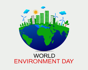 green planet earth  world environment day whited background