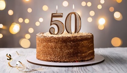 Generated image  Beautiful cake celebrating a birthday or milestone of 5