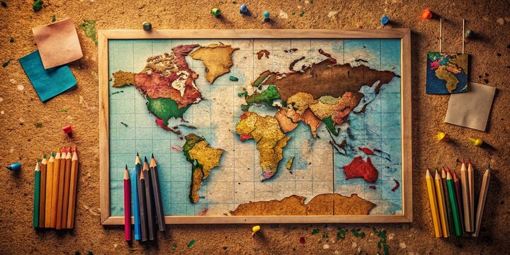 Inverted World Map: A Documentary Photography Perspective