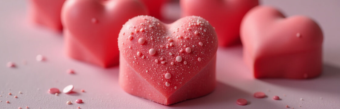Los Bombones En Forma De Coraz&oacute;n Son Un Regalo Dulce Y Rom&aacute;ntico Perfecto Para El D&iacute;a De San Valent&iacute;n. 00001