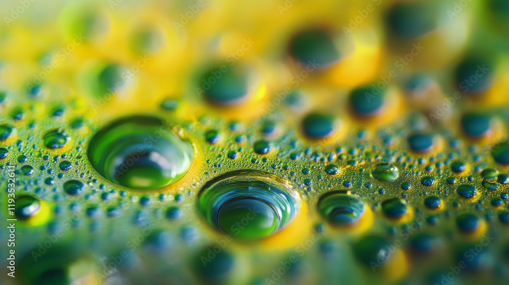 Poster harvester of particles. the harvester consists of small circles. combine into smaller molecules. vec