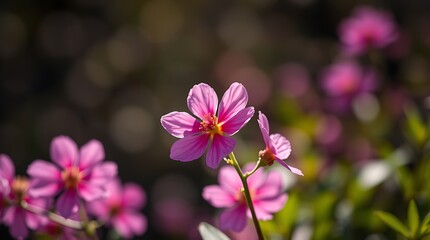 Obraz premium Beautiful Floral Close-up in Natural Setting, 