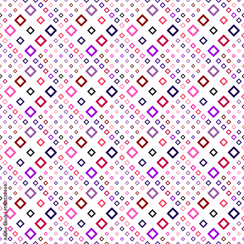 Aufkleber geometrical seamless colorful abstract square pattern background