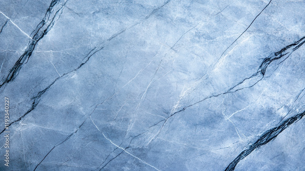 Poster smooth, elegant blue marble texture displaying intricate veins and subtle variations perfect for int