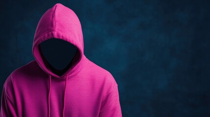 Anonymous Hacker Manipulating Stock Market Data in Dark Room Symbolizing Cybersecurity Threats and Digital Crime in Modern Technology Environment with Hoodie and Abstract Background