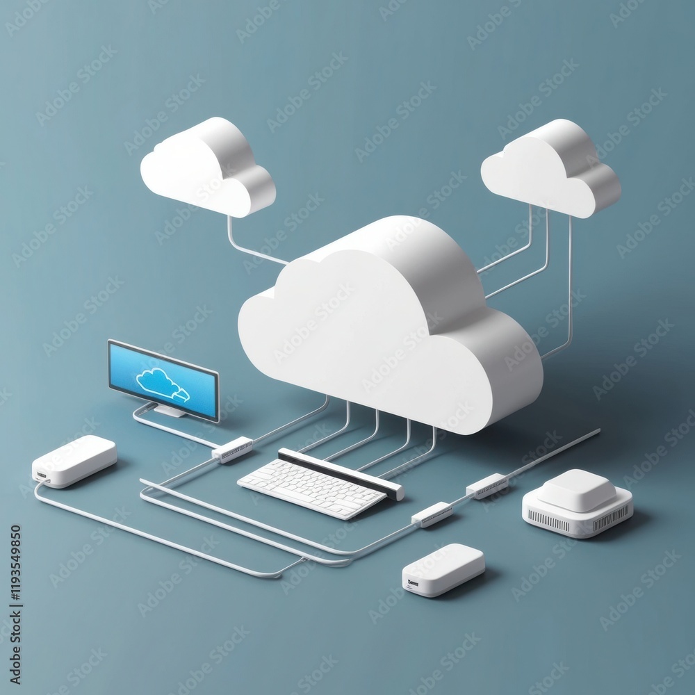 Poster Cloud Computing and Data Storage: A Multifaceted Approach to Efficiency