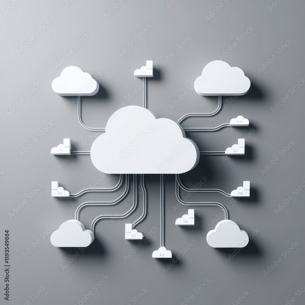 Aufkleber cloud network architecture