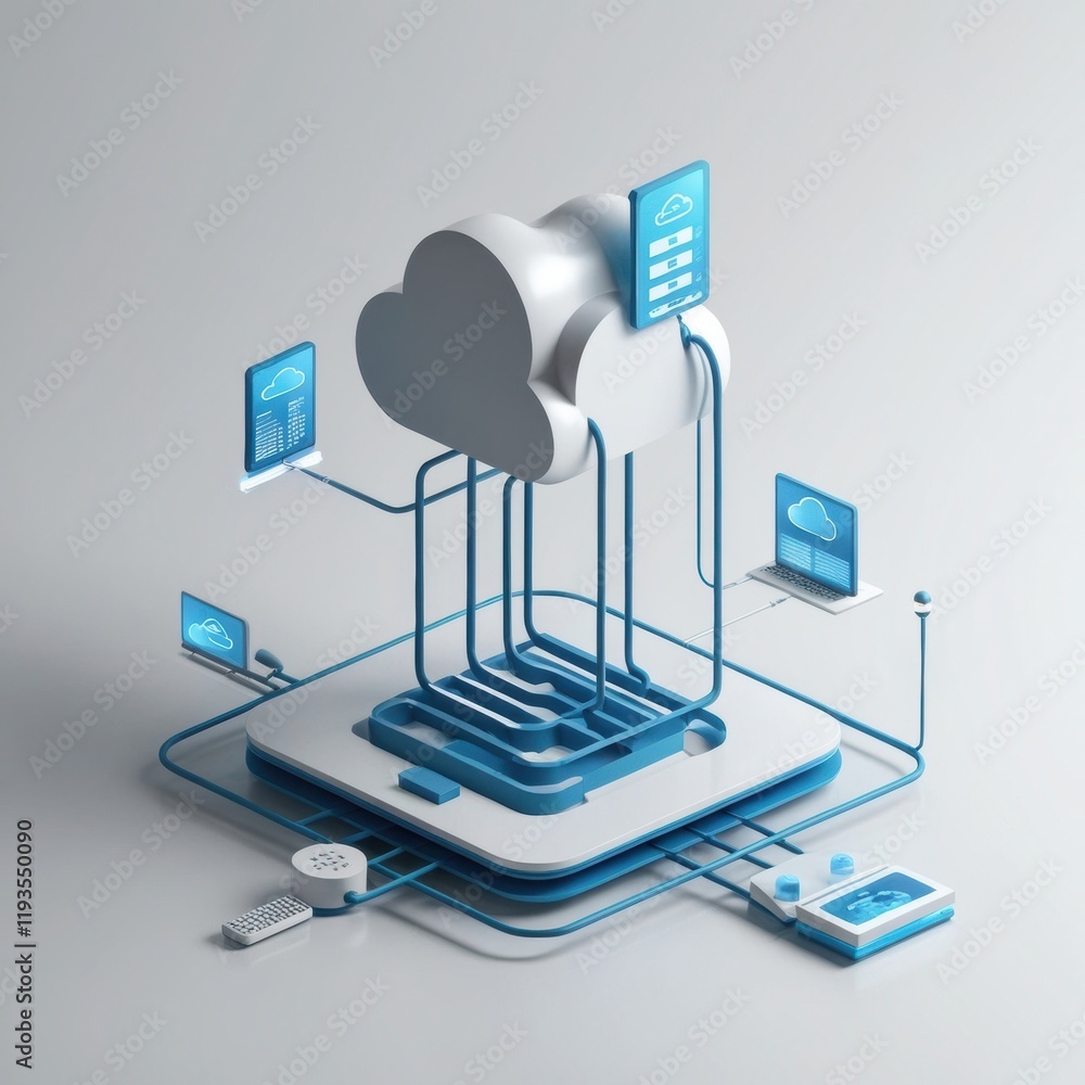 Poster Cloud Computing and Data Management Infrastructure