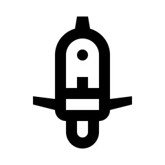 Electric Unicycle Wheel Line Icon