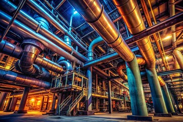 Low Light Industrial HVAC:  Constructing Ventilation Networks, Engineering History