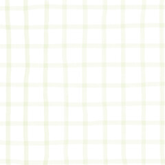Sage Green Plaid Gingham Hand Drawn Background Pattern Overlay