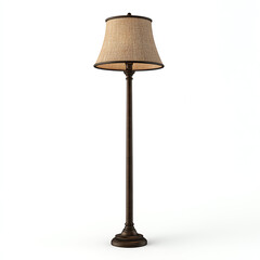Elegant floor lamp with a vintage design, perfect for adding warmth and charm to any living space.