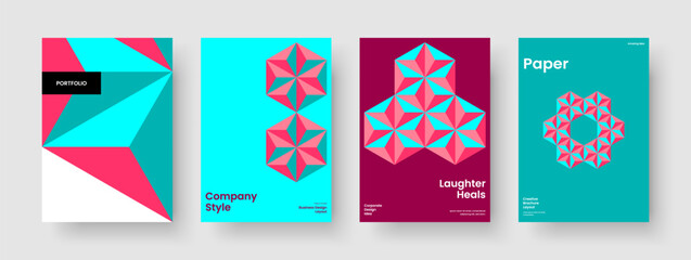 Fototapeta premium Creative Business Presentation Template. Abstract Report Design. Modern Poster Layout. Flyer. Brochure. Banner. Book Cover. Background. Newsletter. Brand Identity. Portfolio. Notebook. Leaflet