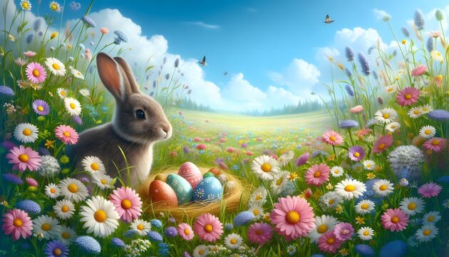 Pastel Easter Garden
