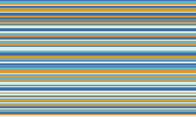 Obraz premium Geometric stripes seamless vector pattern with horizontal lines in varied colours, creating an abstract background. Ideal for textile design, wallpaper, or graphic prints.