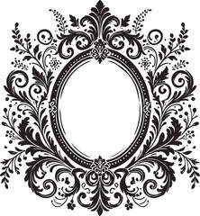 Mirror Frame icon silhouette vector with white background