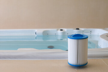 Used Pool Filter by Swim Spa Pool