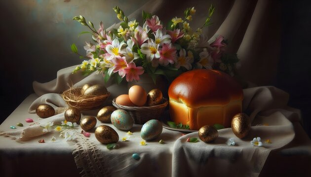Classic Easter Still Life
