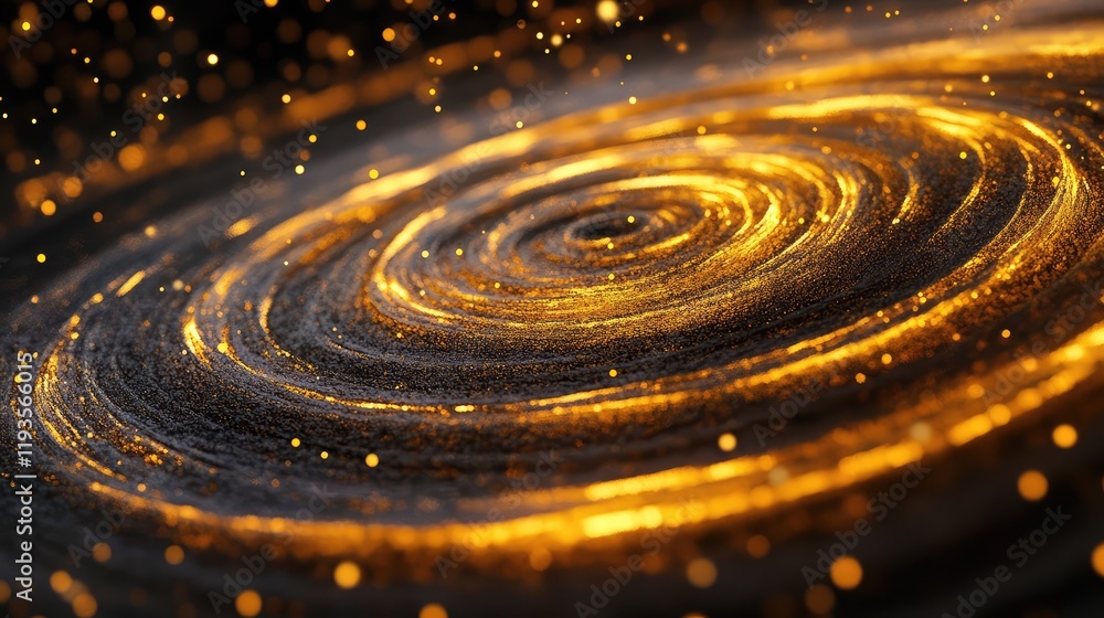 Aufkleber entangled particles represented as glowing, dynamic spirals of light moving synchronously in space