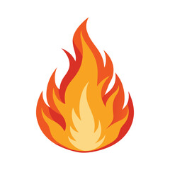 fire flames vector, vector and illustration, vector style