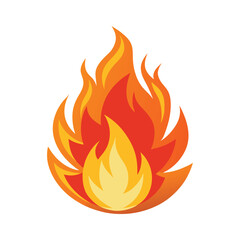 fire flames vector, vector and illustration, vector style