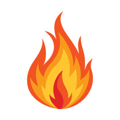 fire flames vector, vector and illustration, vector style
