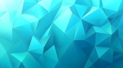 Fototapeta premium Abstract Blue Geometric Triangular Pattern Background