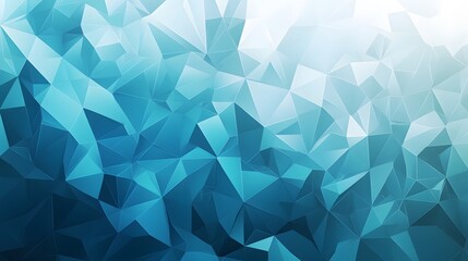 Obraz premium Abstract Blue Triangular Geometric Pattern Background