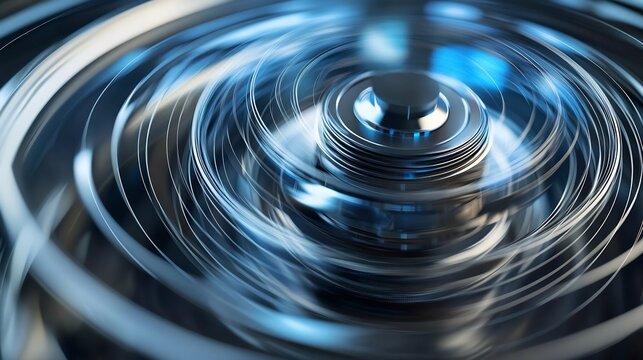 Angular momentum kinetic energy illustrated within mechanical system oscillations