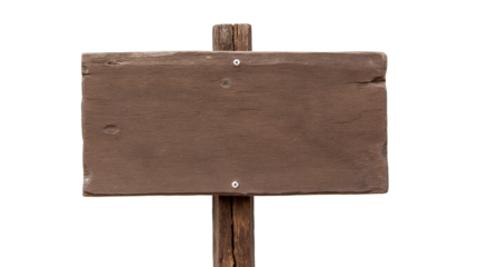 Wooden sign for signage or message