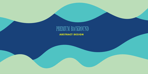 Obraz premium Abstract blue Waves Geometric Frame Background. Vektor eps 10