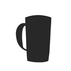drink glass icon with handle without background