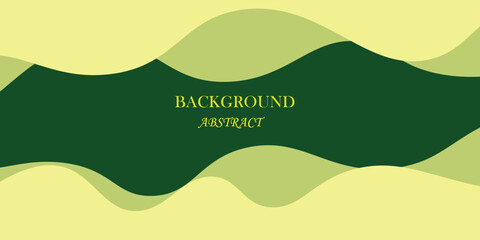 Abstract Green and pastel Waves Geometric Frame Background. Vektor eps 10