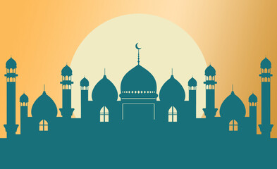 Ramadan kareem background design, modern islamic banner collection, arabic, ied mubarak celebration, poster, flyer, advertising illustration design vector