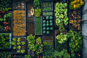 Urban rooftop farming transforms industrial space into thriving greenery