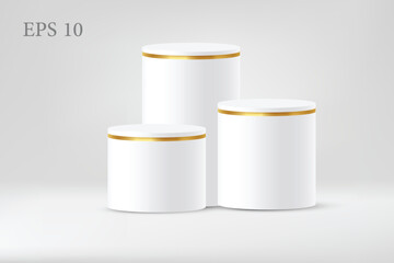  podium stand set for business 