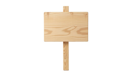 Wooden sign for signage or message